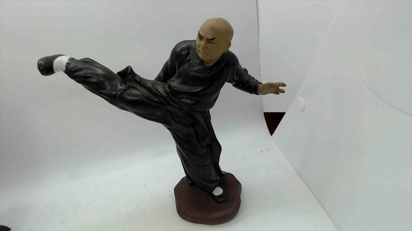 Vintage Hand-Painted Martial Arts Figurines (Set of 3) – Made in China – Tallest 7.5”