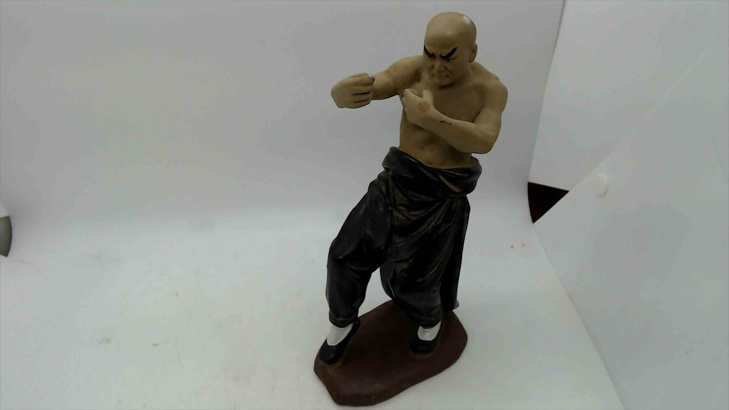 Vintage Hand-Painted Martial Arts Figurines (Set of 3) – Made in China – Tallest 7.5”