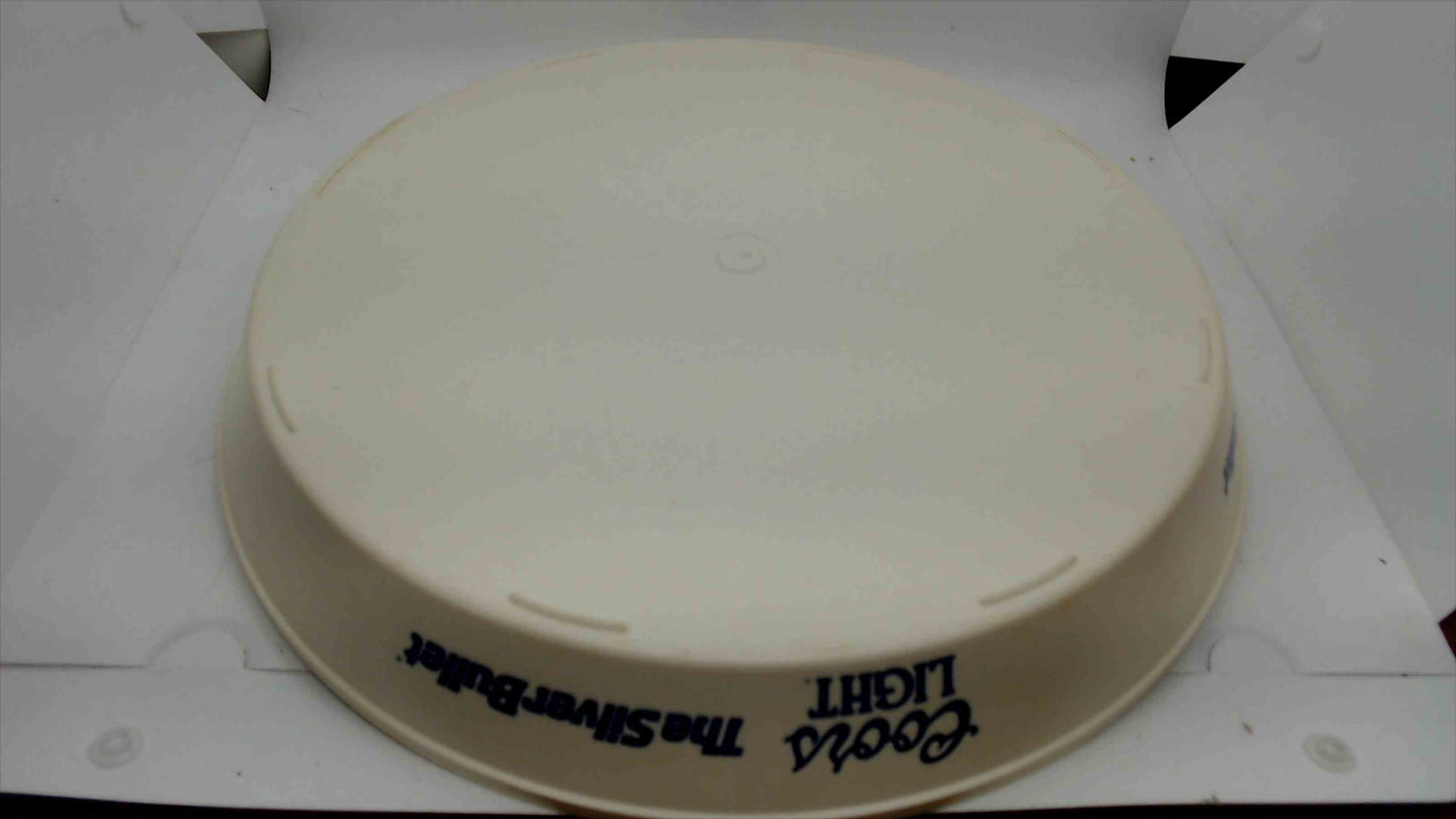 1990 Coors Light “The Silver Bullet” Plastic Bar Serving Tray – 13" Round