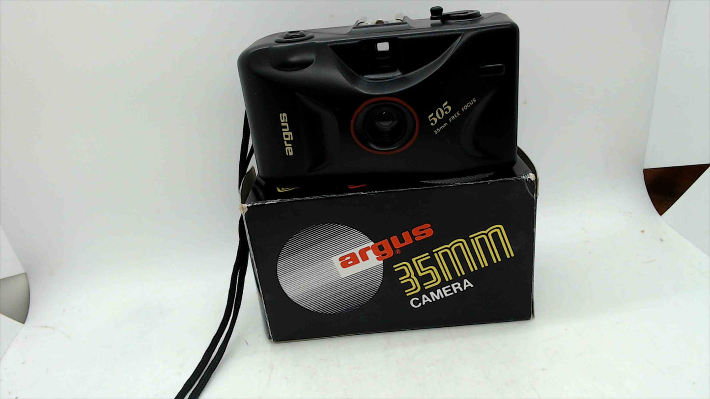 Argus 505 35mm Compact Film Camera – Focus Free Point & Shoot, New Open Box