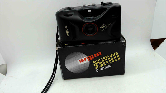 Argus 505 35mm Compact Film Camera – Focus Free Point & Shoot, New Open Box