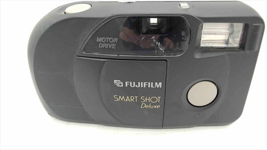Fujifilm Smart Shot Deluxe 35mm Point & Shoot Film Camera – Motor Drive & Flash