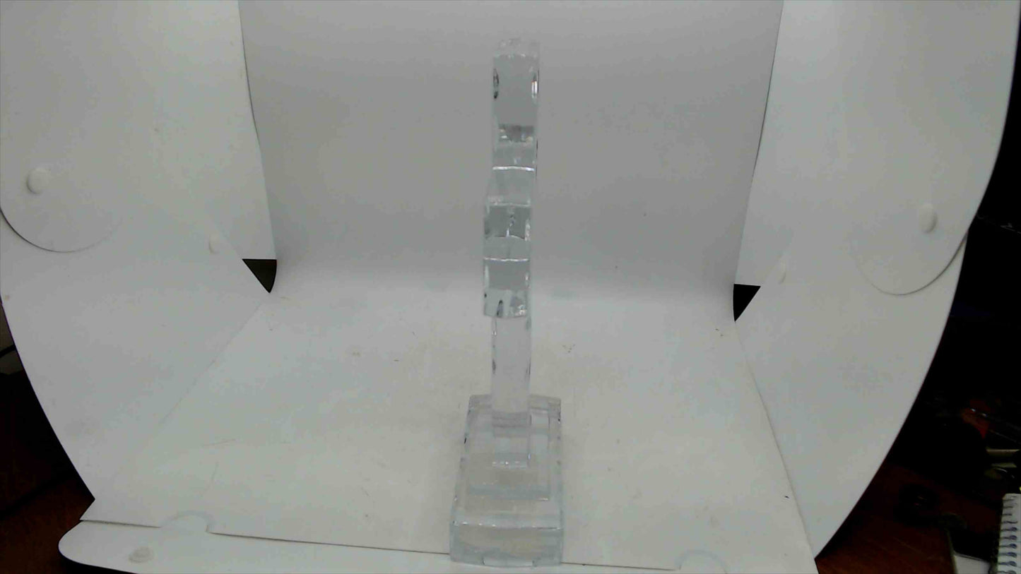Samobor Kristal 24% Lead Crystal Cross Figurine – Made in Slovenia, 10"