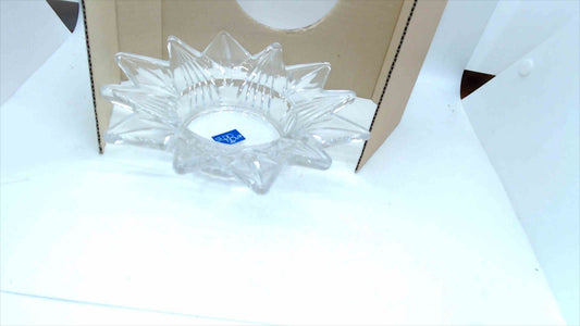 Mikasa “Starmist” Crystal Candleholder WY928/756 – Starburst Votive Holder, New Open Box