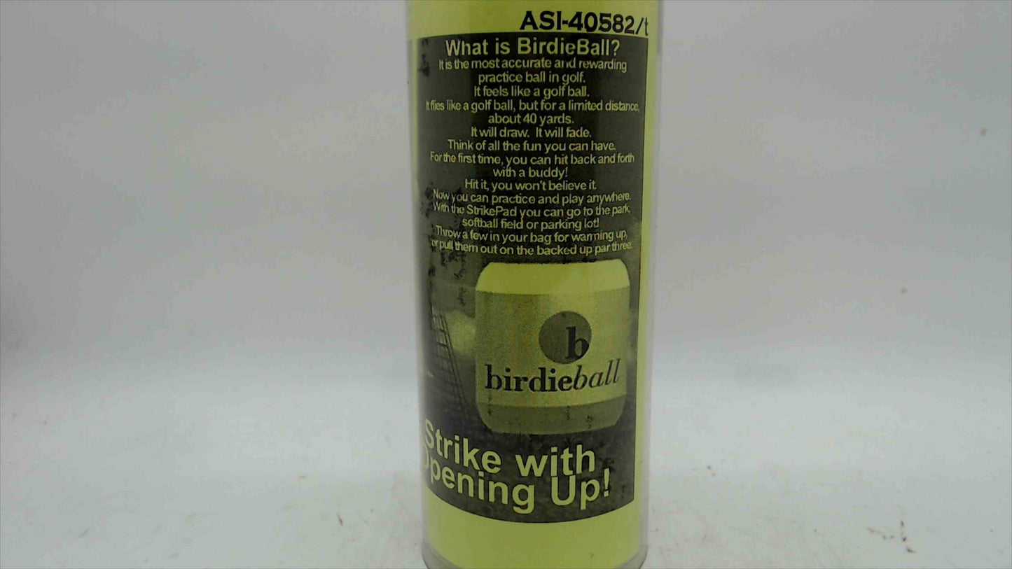 BirdieBall Practice Golf Balls Tube (3) – Sun iForce Partner Promo – New