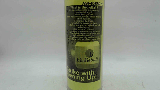 BirdieBall Practice Golf Balls Tube (3) – Sun iForce Partner Promo – New