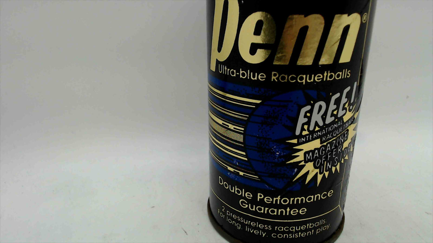 Vintage Penn Ultra-Blue Racquetballs – Sealed Can (2 Balls) – Made in USA
