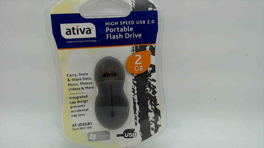 Ativa 2GB USB 2.0 Portable Flash Drive – New Sealed