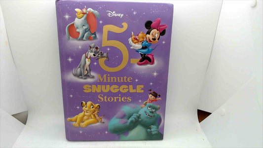 Disney 5-Minute Snuggle Stories Hardcover Book (2013) – Excellent Condition