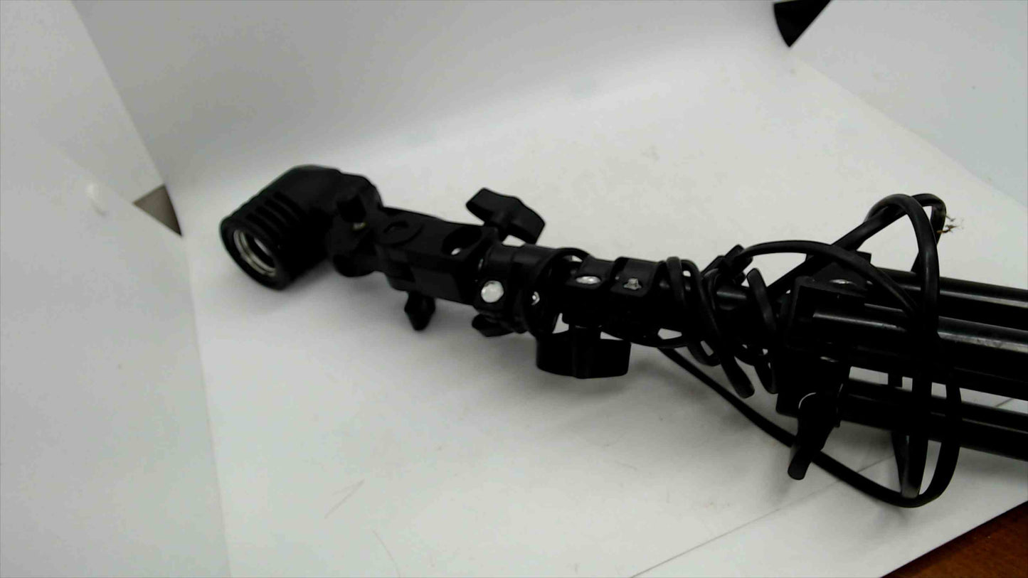 Adjustable Photography Light Stand with Bulb Socket & Power Cord