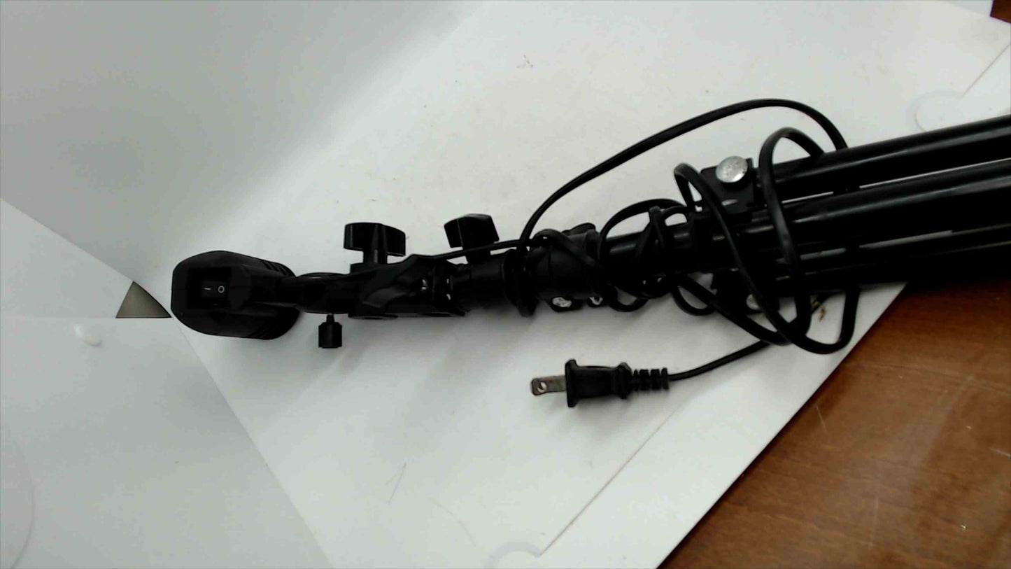 Adjustable Photography Light Stand with Bulb Socket & Power Cord