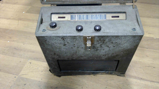 Vintage Police Band Radio / Monitoring Receiver – Tube Style Industrial Unit (Untested)