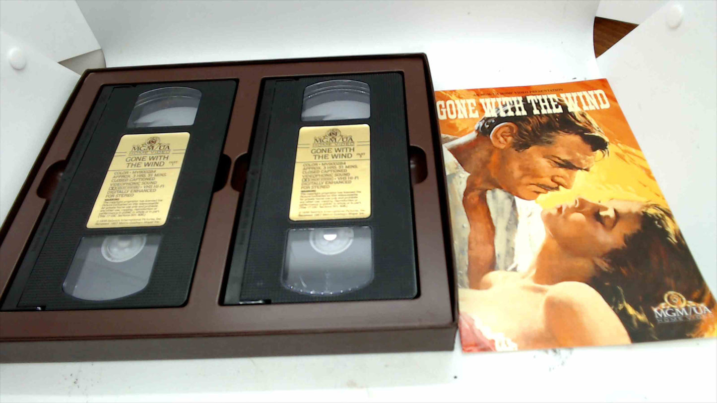 Gone With the Wind – 2-Tape Deluxe VHS Box Set (1985 MGM/UA Diamond Jubilee)