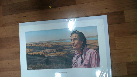 Memories of the Past” by Brulé – Limited Edition Native American Lithograph 29/800 – 22” x 28”