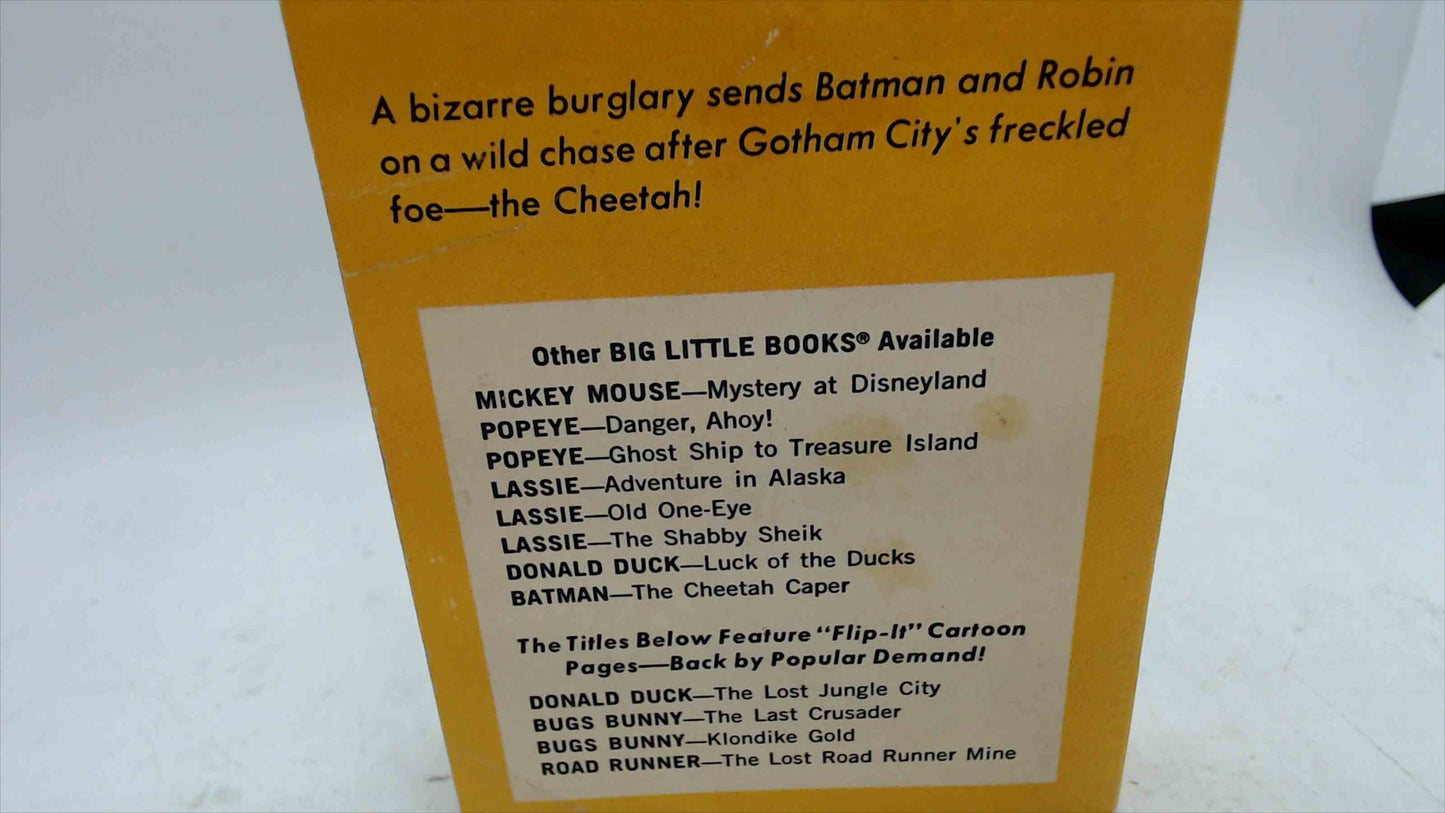 Vintage 1969 Batman “The Cheetah Caper” Whitman Big Little Book ~250 Pages