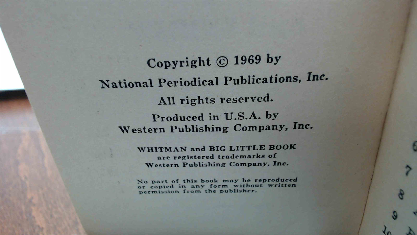 Vintage 1969 Batman “The Cheetah Caper” Whitman Big Little Book ~250 Pages