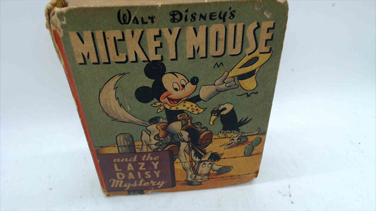 Vintage 1940s Walt Disney’s Mickey Mouse and the Lazy Daisy Mystery Better Little Book – 286 Pages