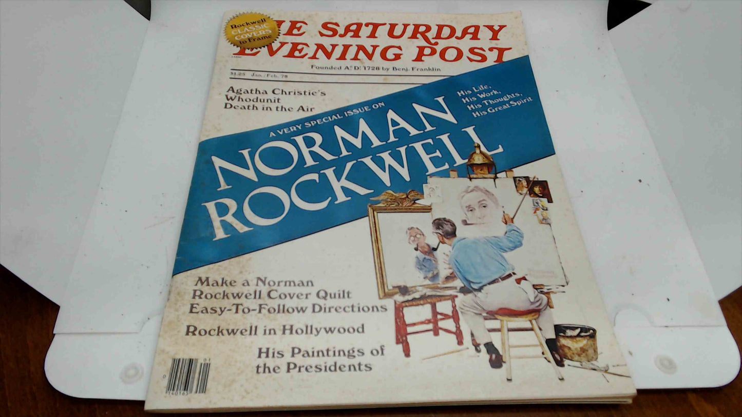 The Saturday Evening Post – Norman Rockwell Special Issue Jan/Feb 1978 w/ Original Winston Back Cover Ad