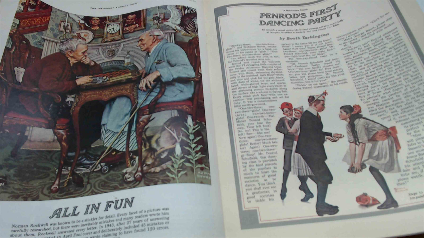 The Saturday Evening Post – Norman Rockwell Special Issue Jan/Feb 1978 w/ Original Winston Back Cover Ad
