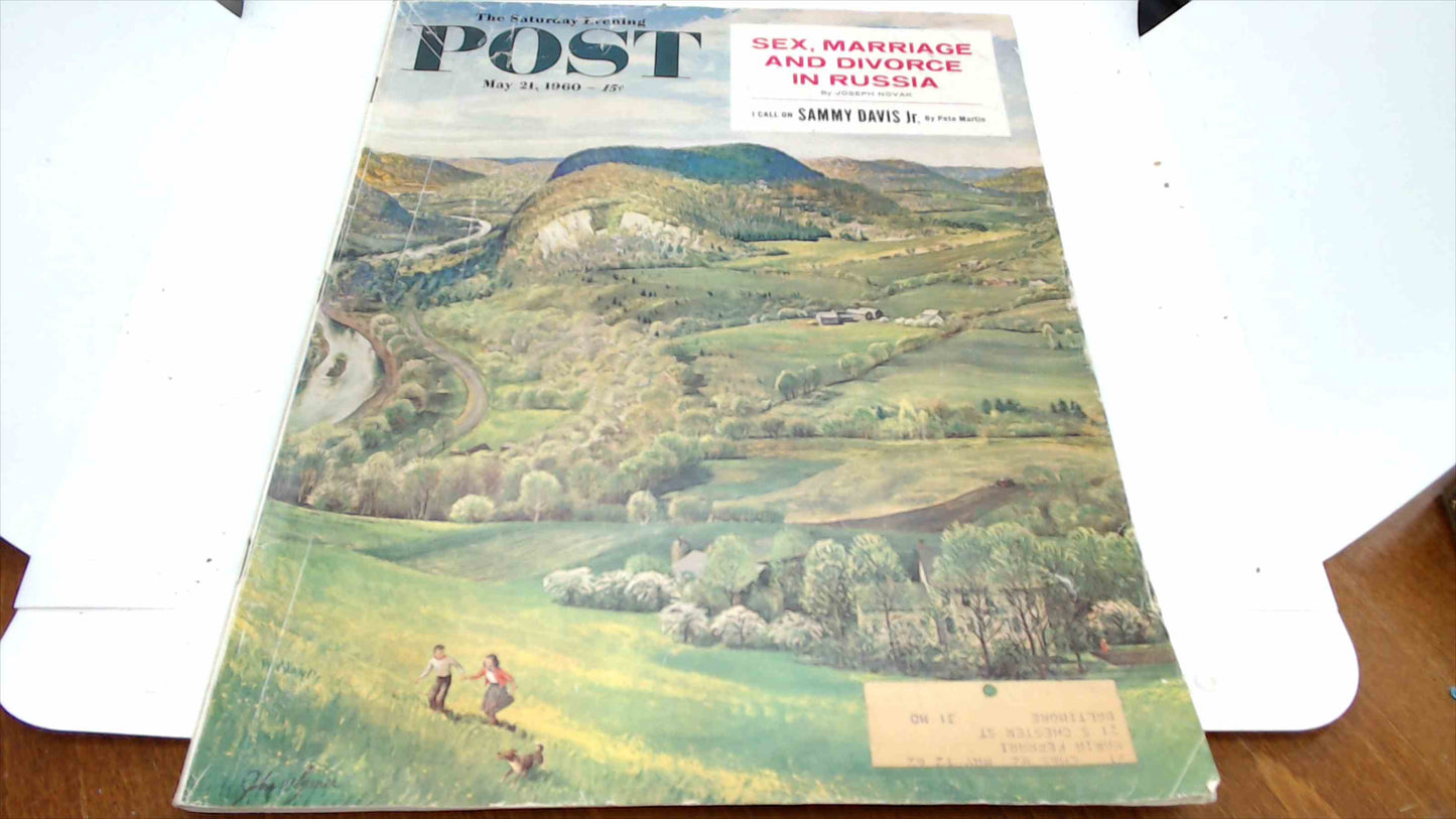 Vintage Saturday Evening Post Magazine – May 21, 1960 – Russia & Sammy Davis Jr.