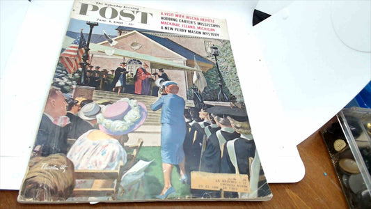 Vintage The Saturday Evening Post – June 4, 1960 – Jascha Heifetz Cover
