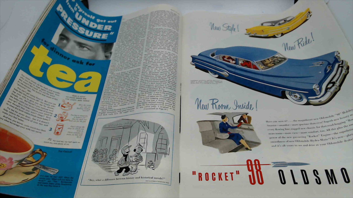 The Saturday Evening Post – March 24, 1951 – Amos Sewell Cover “Doghouse / Shorty” – Vintage Ads