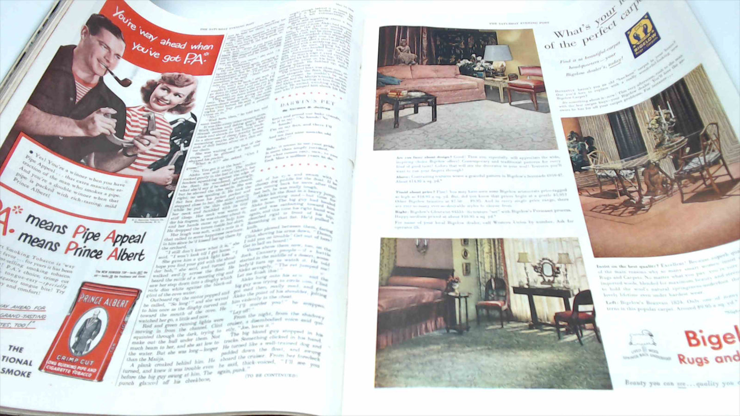 The Saturday Evening Post – May 14, 1949 | Fire Truck Cover | Army Engineers vs. Reclamation Bureau