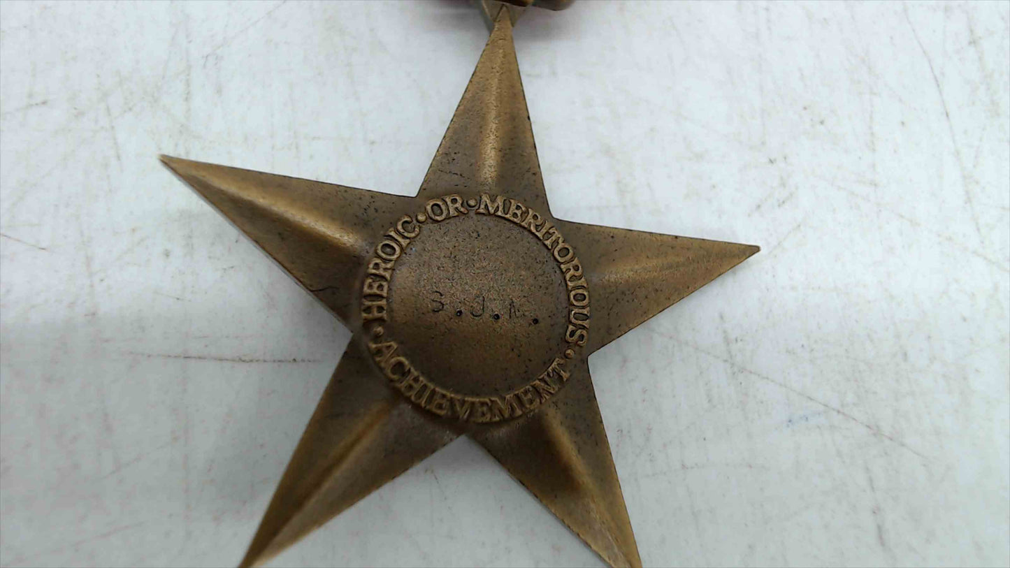 WWII U.S. Army Bronze Star Medal w/ Original Presentation Case – Rare Vintage Military Award