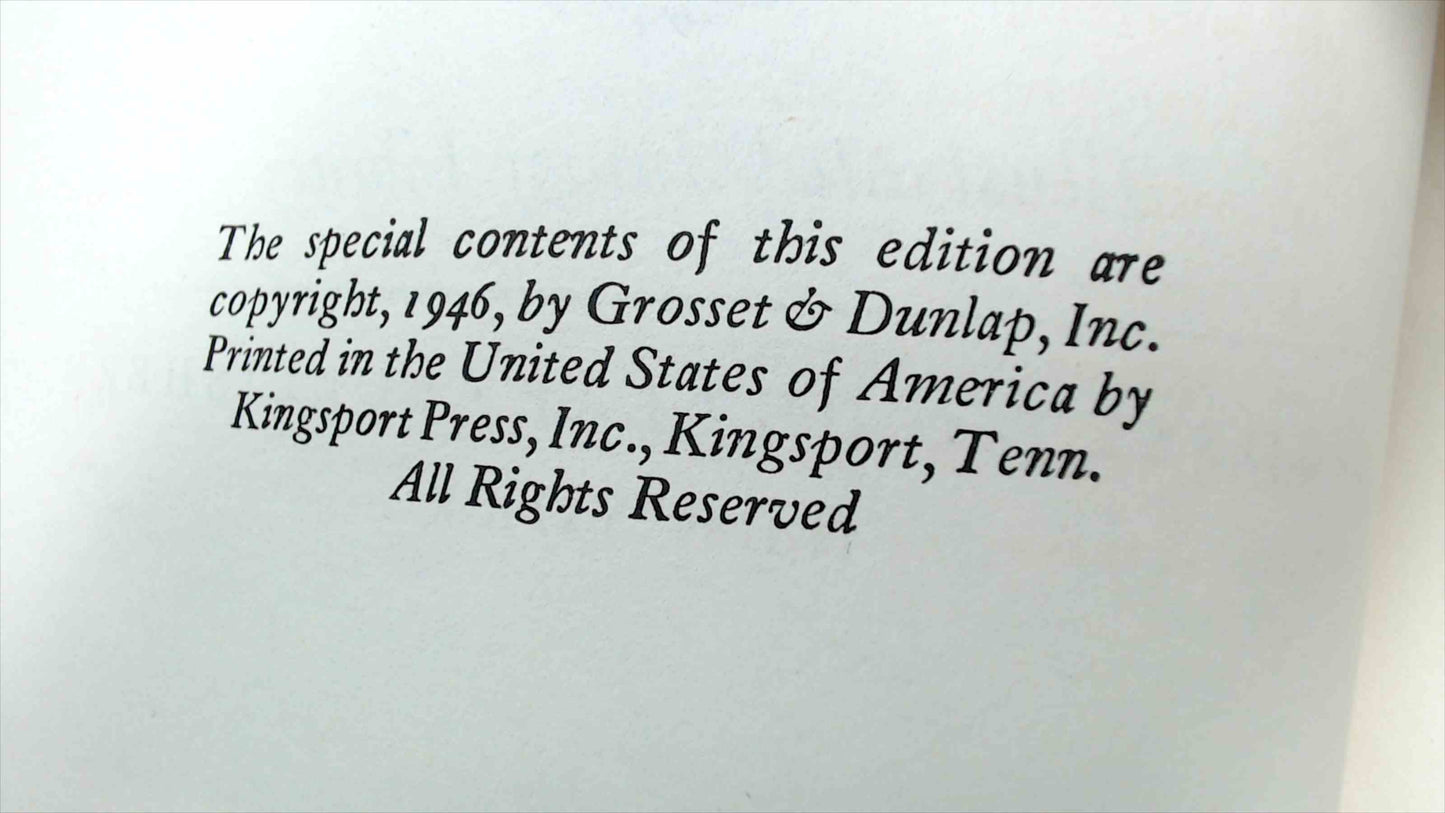 1946 Robinson Crusoe Illustrated Junior Library HC w/ Dust Jacket – Lynd Ward Art