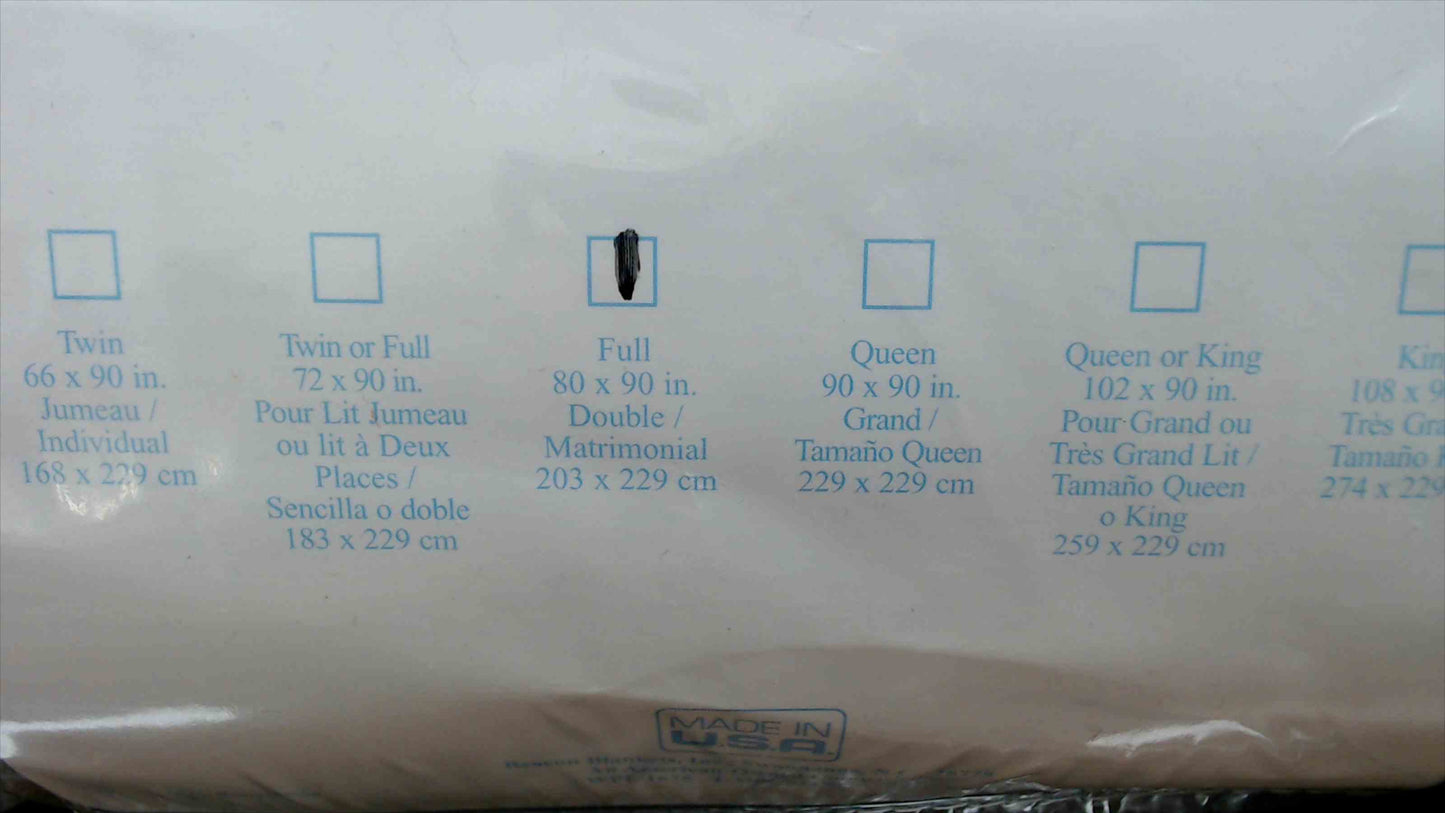 Select Cotton 100% Cotton Blanket – Full Size 80” x 90” – Green – Made in USA – Brand New