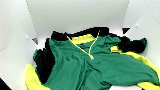 Pearl Izumi MTB Cycling Jersey Men’s Medium – Green/Yellow Half-Zip – New With Tags