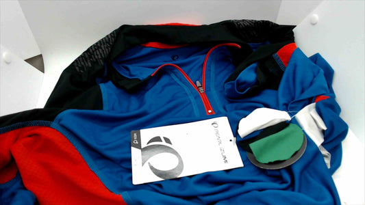 Pearl Izumi Ultra InsideOut Zip SS Cycling Jersey Men’s Medium – Blue/Red/Black – NWT