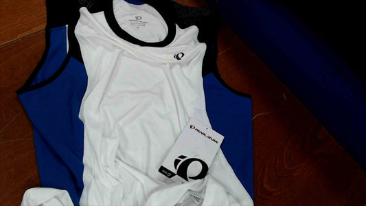 Pearl Izumi Ultra InsideOut Performance Singlet Men’s Medium – White/Blue – NWT