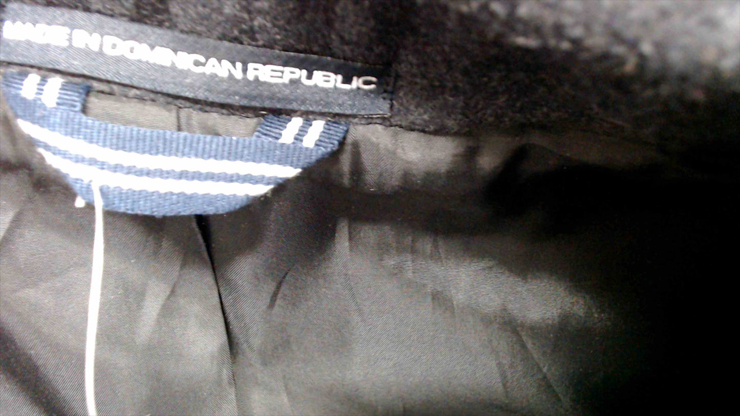 Nautica Men’s Wool Blend Overcoat – Size 52L – Charcoal Gray – Like New