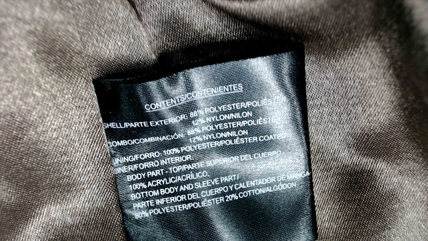 FS Limited Women’s Water-Repellent Hooded Coat w/ Removable Plaid Liner – Size L/G