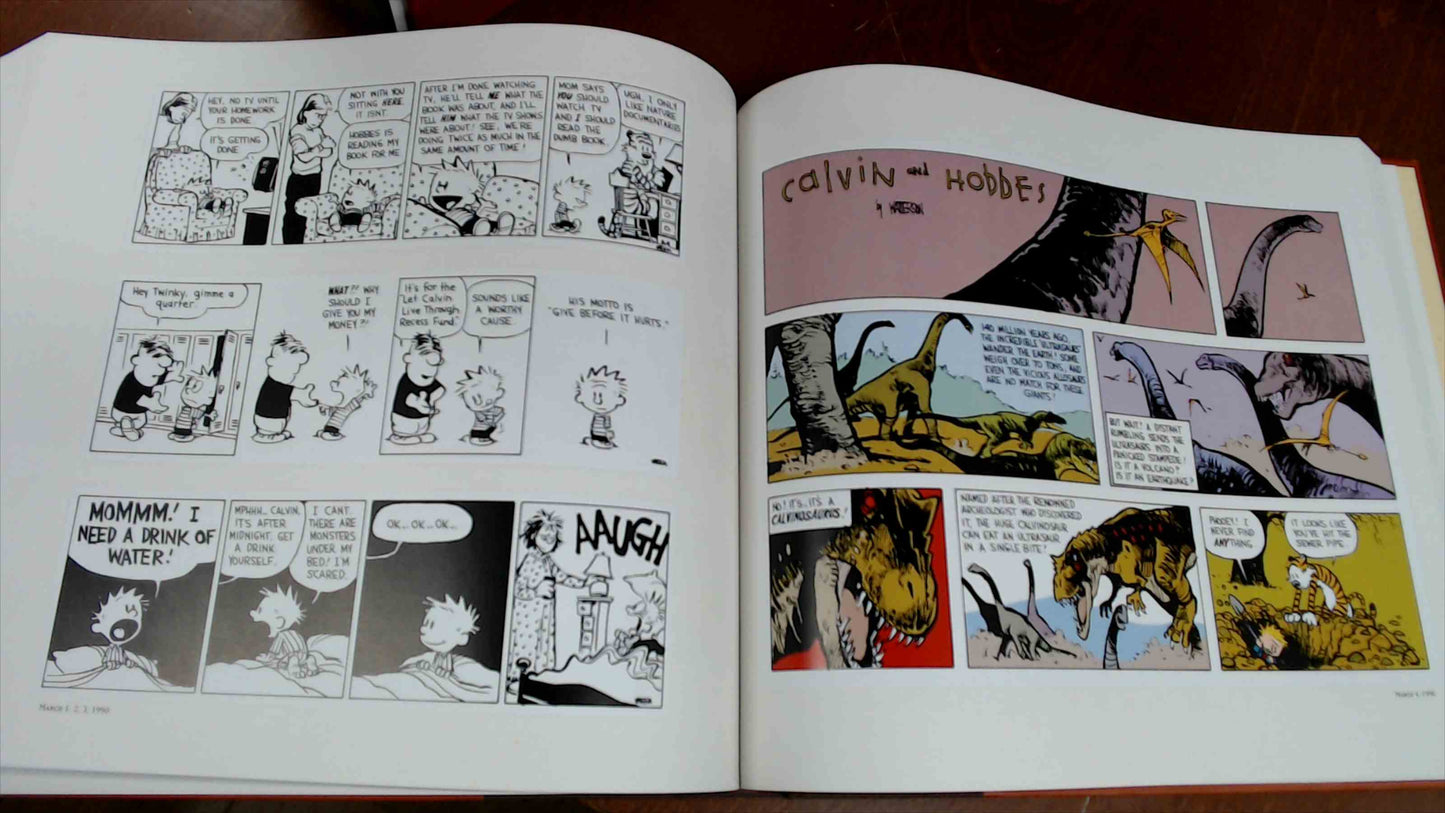 The Complete Calvin and Hobbes 3-Book Hardcover Box Set by Bill Watterson – Like New (2005/2006)