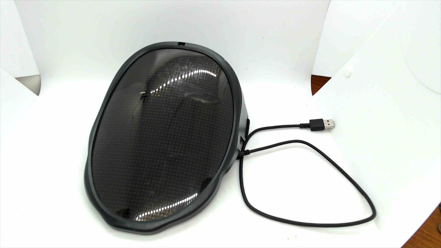 Shining App LED Programmable Face Mask w/ USB Charger – Works w/ Mobile App