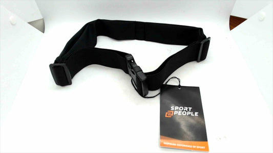 Sport2People Running Belt – Sweat-Resistant Waist Pack w/ Phone & Key Pockets – Black (New w/ Tags)