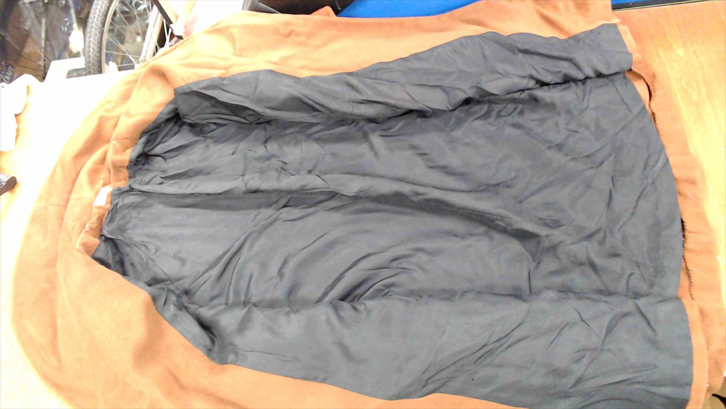 Vintage Moda International Wool Blend Overcoat – Brown Long Coat, 80/20 Wool Nylon, Lined – Size Medium/Large (Unisex Style)