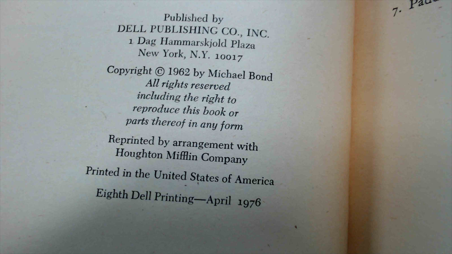 Vintage 1976 “The Hilarious Adventures of Paddington” 4-Book Boxed Set – Michael Bond – Dell Yearling