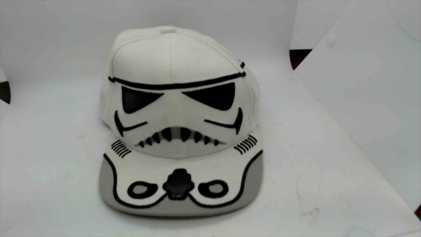 Star Wars Stormtrooper 3D Brim Snapback Hat – White & Black