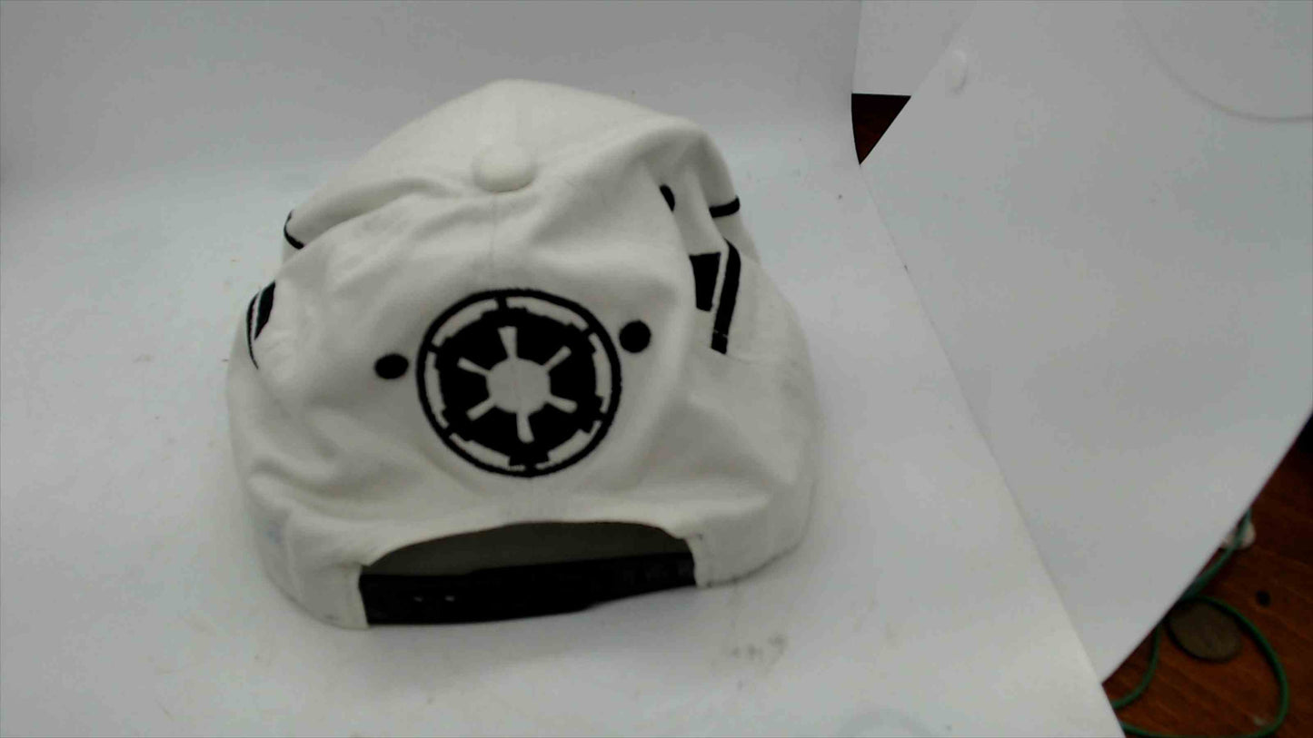 Star Wars Stormtrooper 3D Brim Snapback Hat – White & Black