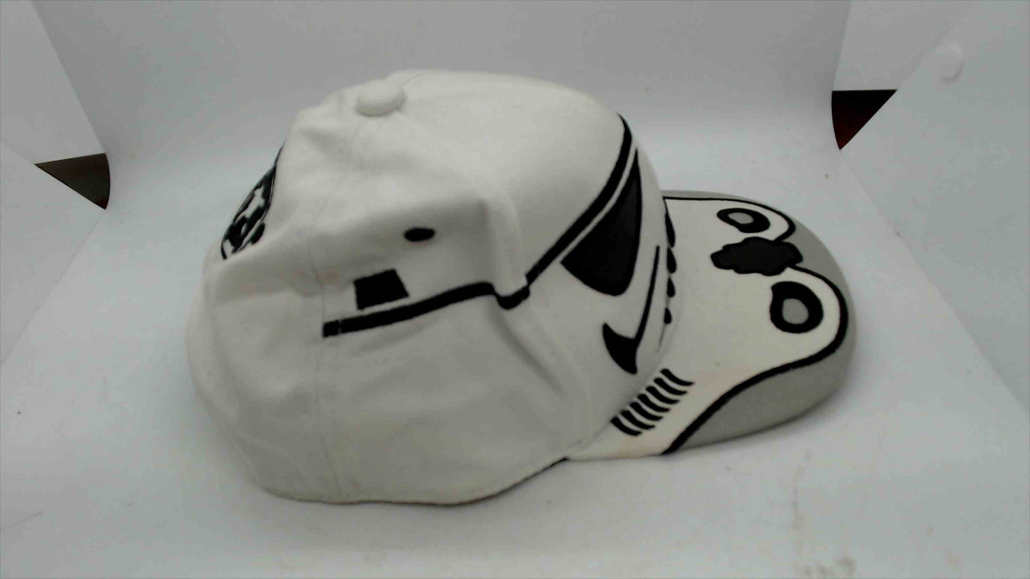 Star Wars Stormtrooper 3D Brim Snapback Hat – White & Black