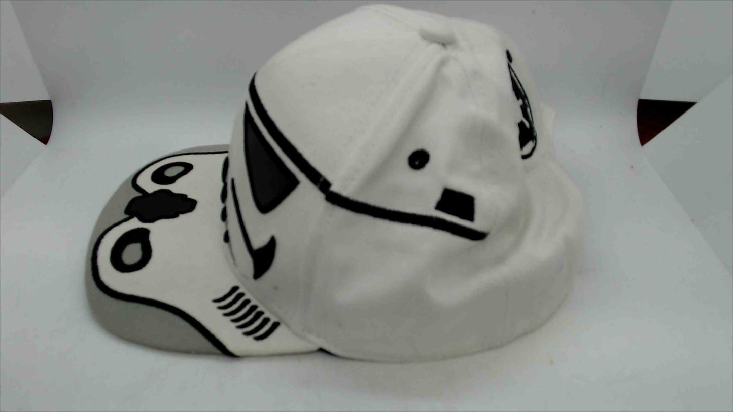 Star Wars Stormtrooper 3D Brim Snapback Hat – White & Black