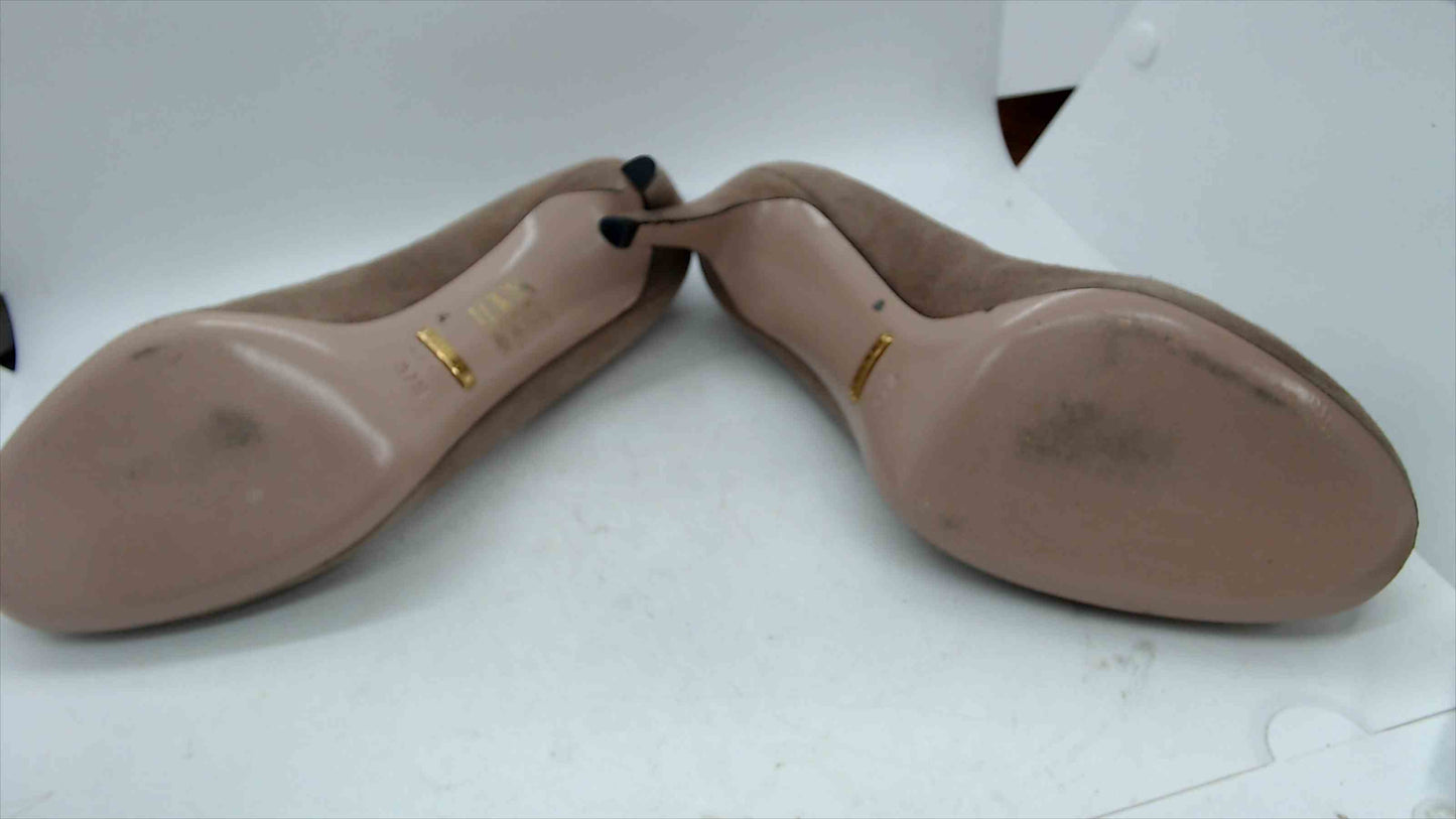 Authentic Gucci Suede Platform Pumps – Beige/Taupe – Size 37.5 (US 7.5)