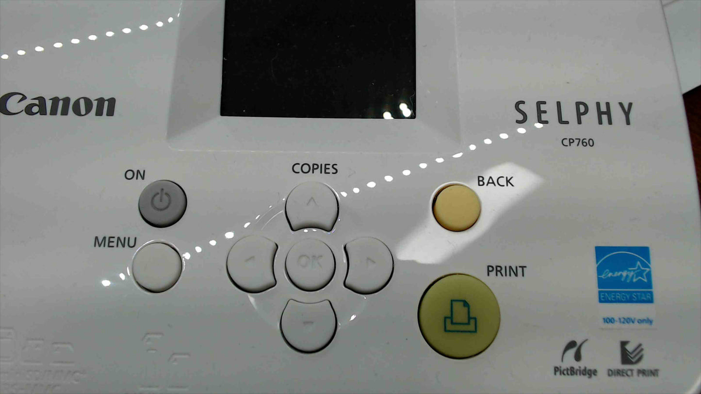 Canon SELPHY CP760 Compact Photo Printer – Lightly Used – In Box