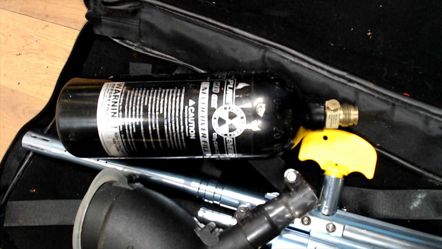 Viewloader VL Orion Spyder Xtra Paintball Marker Kit w/ CO₂ Tank & Case – Used