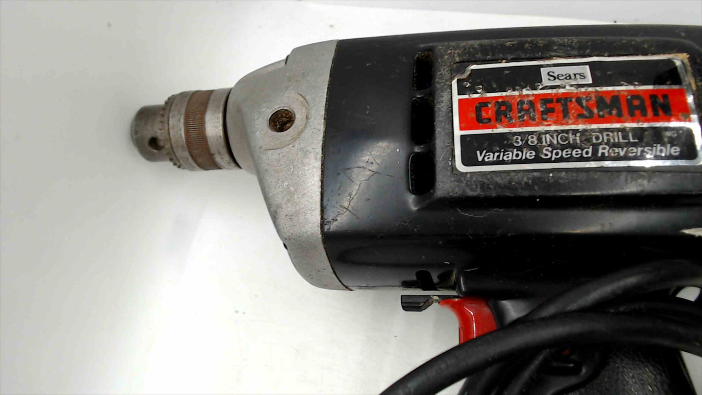 Sears Craftsman 3/8” Corded Drill – Variable Speed Reversible – Tested & Working