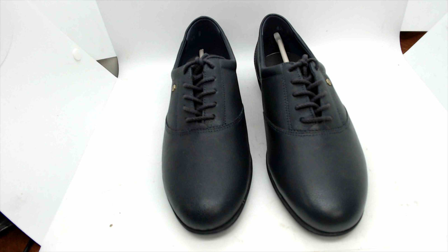 Easy Spirit Women’s Black Leather Lace-Up Oxfords Size 8.5 – Comfort Walking Shoes