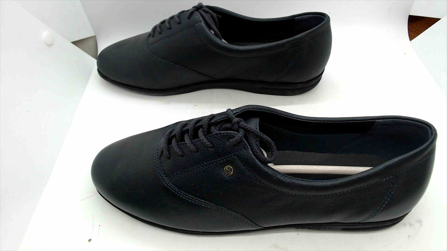 Easy Spirit Women’s Black Leather Lace-Up Oxfords Size 8.5 – Comfort Walking Shoes